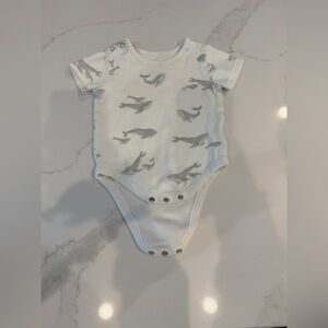 Pehr organic cotton whales onesie